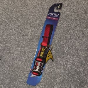 Star Trek Red Dog Collar - Small